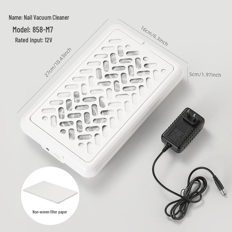 Custom Logo Dual Fan High-Power Nail Dust Collector & Silent Polish Remover