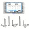 1060 carbon steel wood screw classification kit, self tapping screw set, screws, various flat head screws M2 4/5/6/8/10/12/16/20