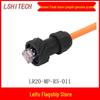 M20 RJ45 Waterproof Network Cable Connector, Panel Mount 90° Upward Port, New Energy.