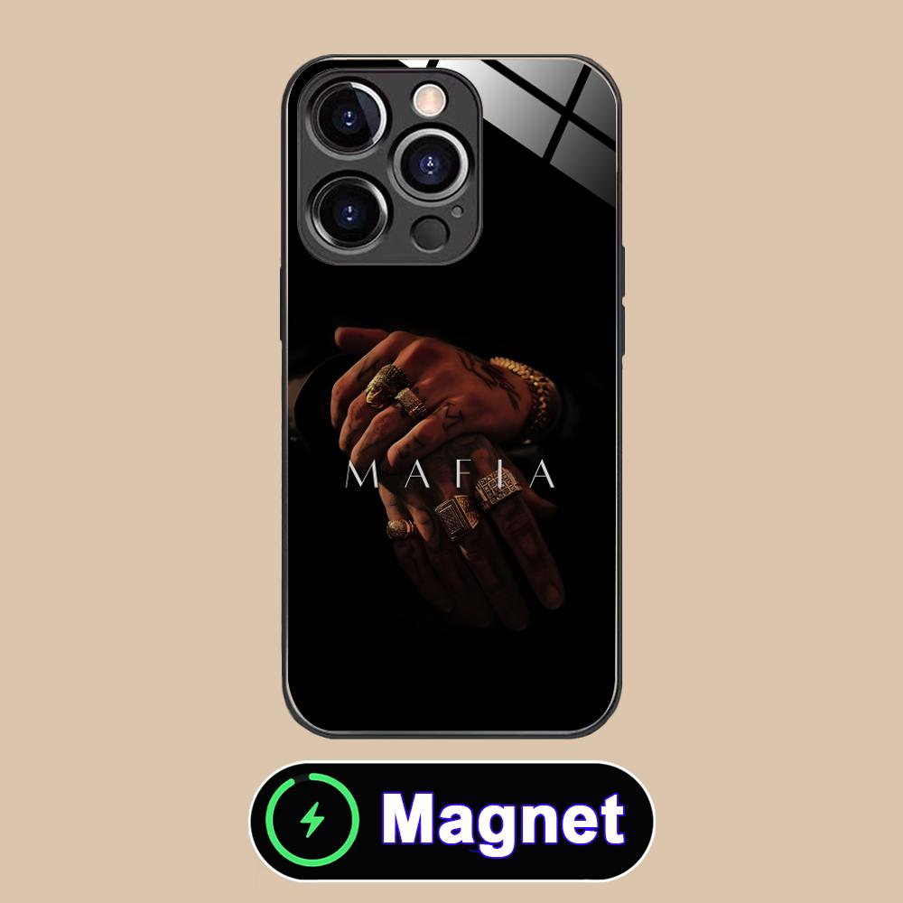 Italian Mafia Phone Case for iPhone 17 16 15 14 13 12 11 Air Pro Max Plus Mini Glass MagSafe Cover