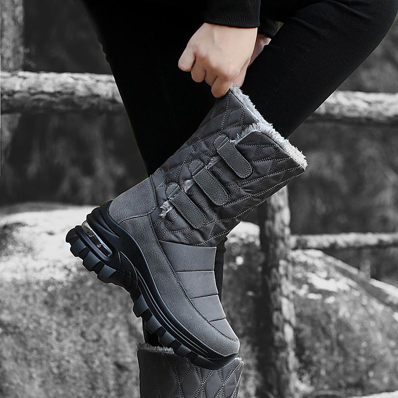 Women’s Winter Mid-calf Boots Snow Boots Casual Boots for Girl Booties Knee-high Boots Ankle Boots with Fur Plus Size