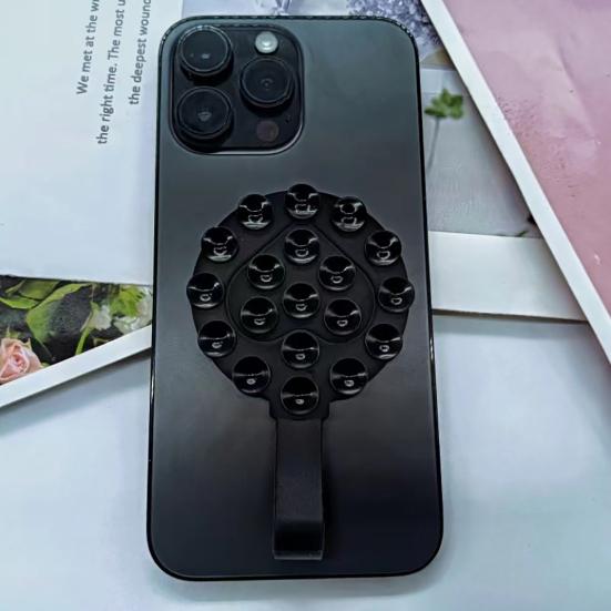 Silikonový přísavkový držák na telefon Cukrově barevný Univerzální Stojan na mobilní telefon Oboustranná přísavka Nástěnný držák pro všechny telefony