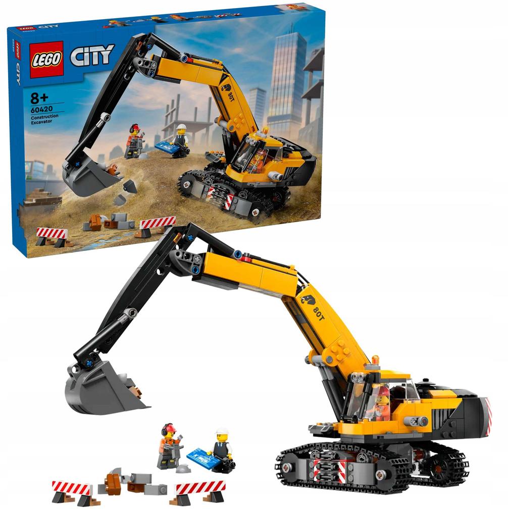 60420 - Lego City - Yellow Excavator
