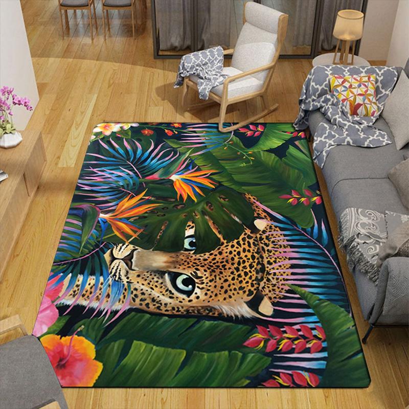 Cheetah in the Jungle Rug Floor Mat for Living Room or Bedroom Soft and Comfortable Carpet a Gift for Birthday and Holiday.MFF0918161