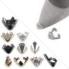 Women's Pointed Toe High Heel Protector - Leather Anti-Kick Decorative Cover with Metal Cap for Shoe Protection.