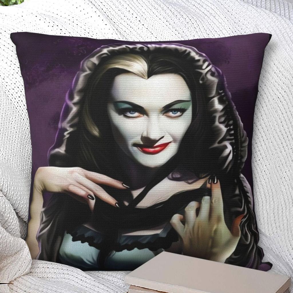 Federa Cuscino Lily Munster Frankenstein Federa Cuscino Novità Quadrata Stampata Federe Per Sedia Decorazione Casa