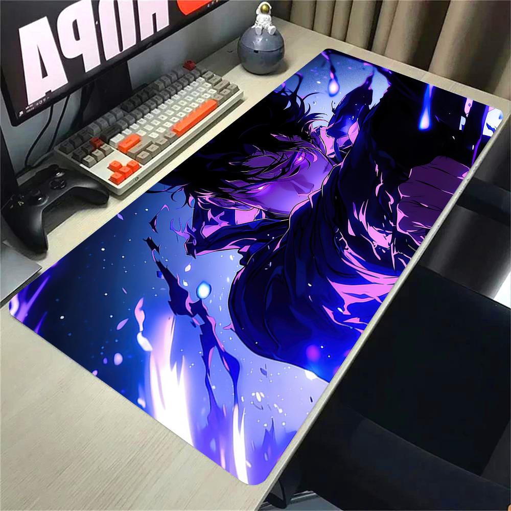 Solo Leveling Anime Podložka pod myš HD Tisk Počítačoví Hráči Zamykací Okraj Guma Protiskluzová Podložka pod myš XXL xcm Klávesnice PC Podložka na stůl