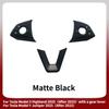 For Tesla Model Y Juniper 2025 ABS Carbon Fiber Steering Wheel Panel Button Trim Sticker Gear Lever Trim Interior Accessories