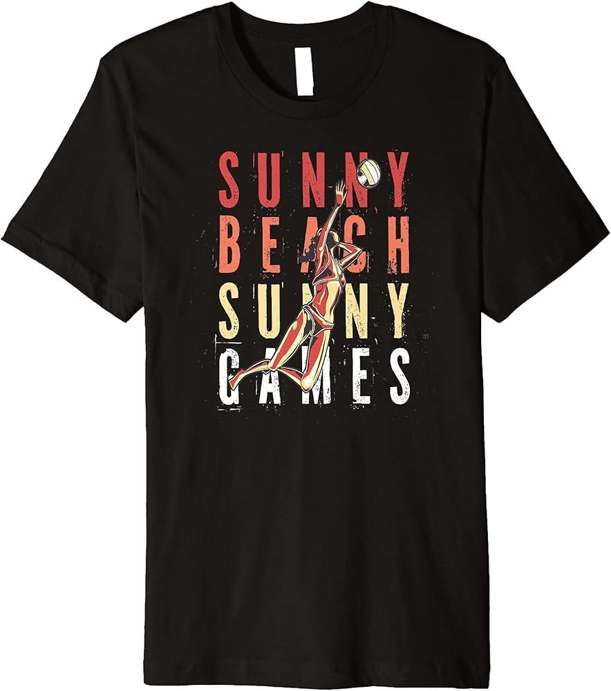 

Sunny beach sunny games volleyball TShirt Unisex T-Shirt L
