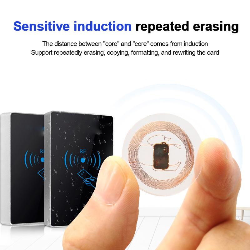 5/10 szt. Cuid NFC Tag 25 mm Przezroczysta karta moneta Etykieta NFC do breloków zbliżeniowych Tagi Kontrola dostępu Super Cienki NFC