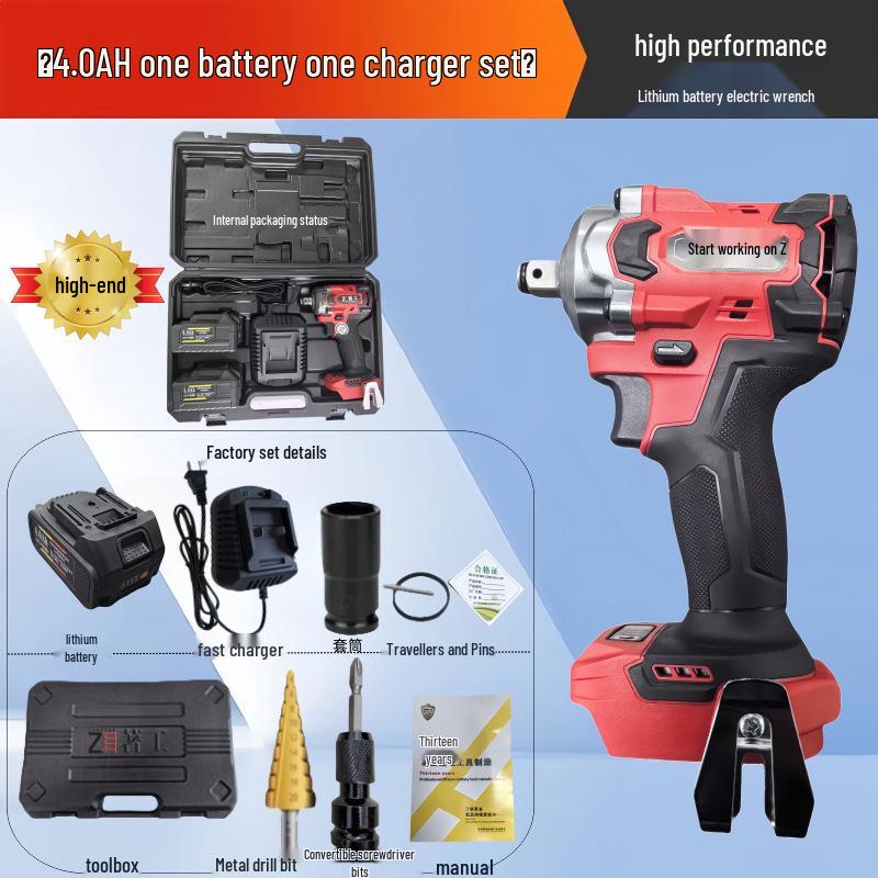 

Zhugong Brushless Rechargeable Electric Torque Wrench with Lithium Battery