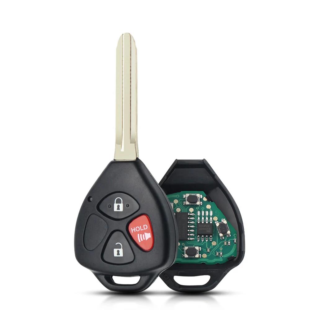 KEYYOU HyQ12BBY 314.4 Mhz ID67 3/4 Buttons Car Remote Key For Toyota Camry Avalon Corolla Matrix RAV4 Yaris Venza tC xA xB xC