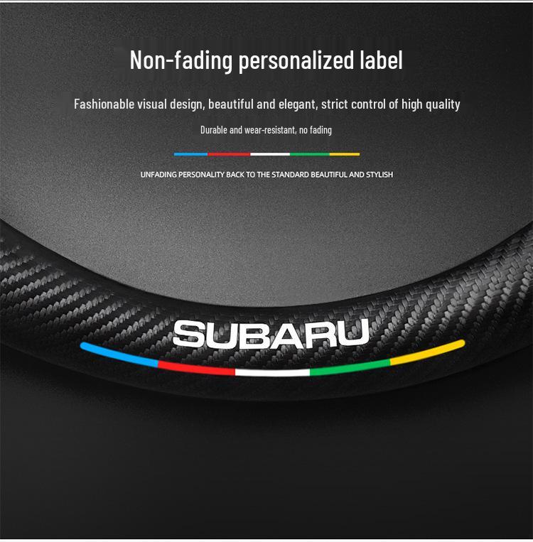 Κάλυμμα Τιμονιού για Subaru: Forester, Outback, Legacy, Impreza, XV/WRX/BRZ - Κάλυμμα Λαβής από Ανθρακονήματα