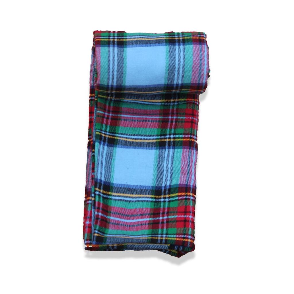 Bigreams Miękka tkanina koszulowa w kratkę z nieszytym wykończeniem w kolorze brzoskwiniowym