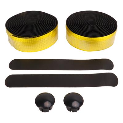 Bicycle Bar Tape Soft Bike Handlebar Carbon Fiber Pattern Shock Absorption Non Skid Strap Gradient