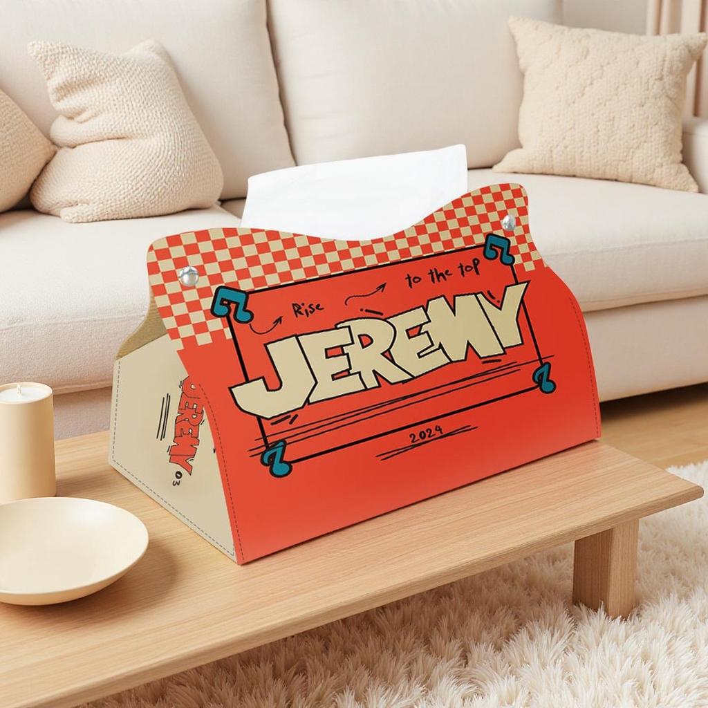 Luxury Leather Tissue Box Organizer for Stylish Home or Office