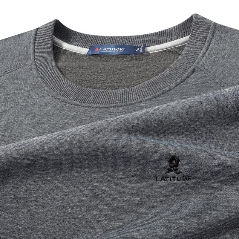 MONTAGUT Herren Premium Pullover mit Fleece-Futter