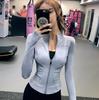 Women's Long-Sleeve Quick-Dry Fitness Jacket