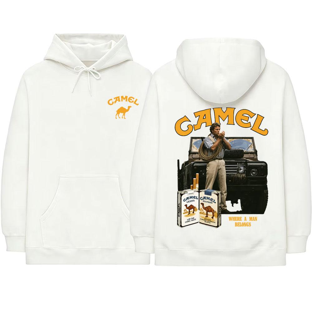 Camel Motocycle Car Hoodie Unisex Classic Oversized Pullover Hoodies Casual Sweatshirt Male Fashion Vintage Streetwear