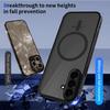 For Samsung Galaxy A56 5G Magnetic Case Skin Touch Matte Translucent PC + TPU Anti-Drop Phone Cover
