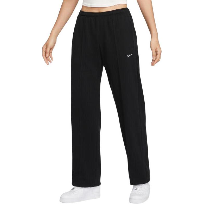 New Nike Sportswear CHILL TERRY Knitted Sweatpants Women's Black HF6459-010