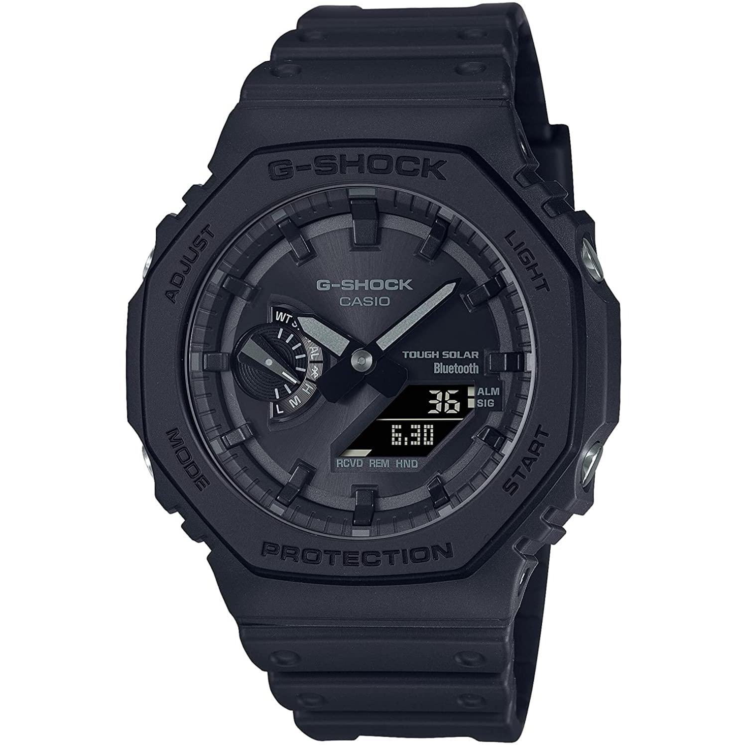 Casio G-Shock GA-B2100-1A1 Unisex Bluetooth Solar Watch Matte Black Carbon Core Guard Analog-Digital