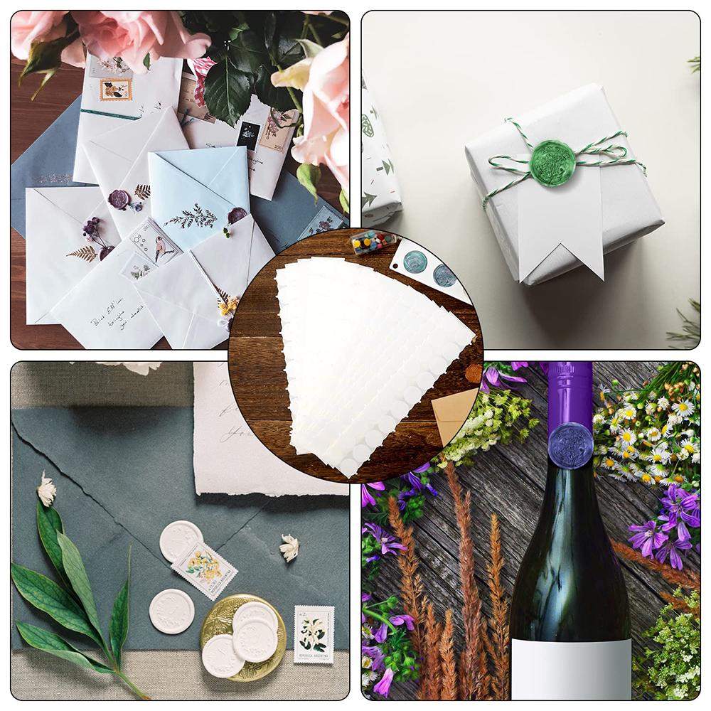 160pcs Double-Sided Adhesive Dots For Wax Seal Stamp Kit, 1inch Adhesive Wax Seal Backing For Wax Seal Stickers, Craft Adhesive