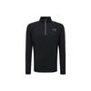 The North Face Ice Day L/S Zip Tee Sweatshirt Men's Black NT7LQ00A
