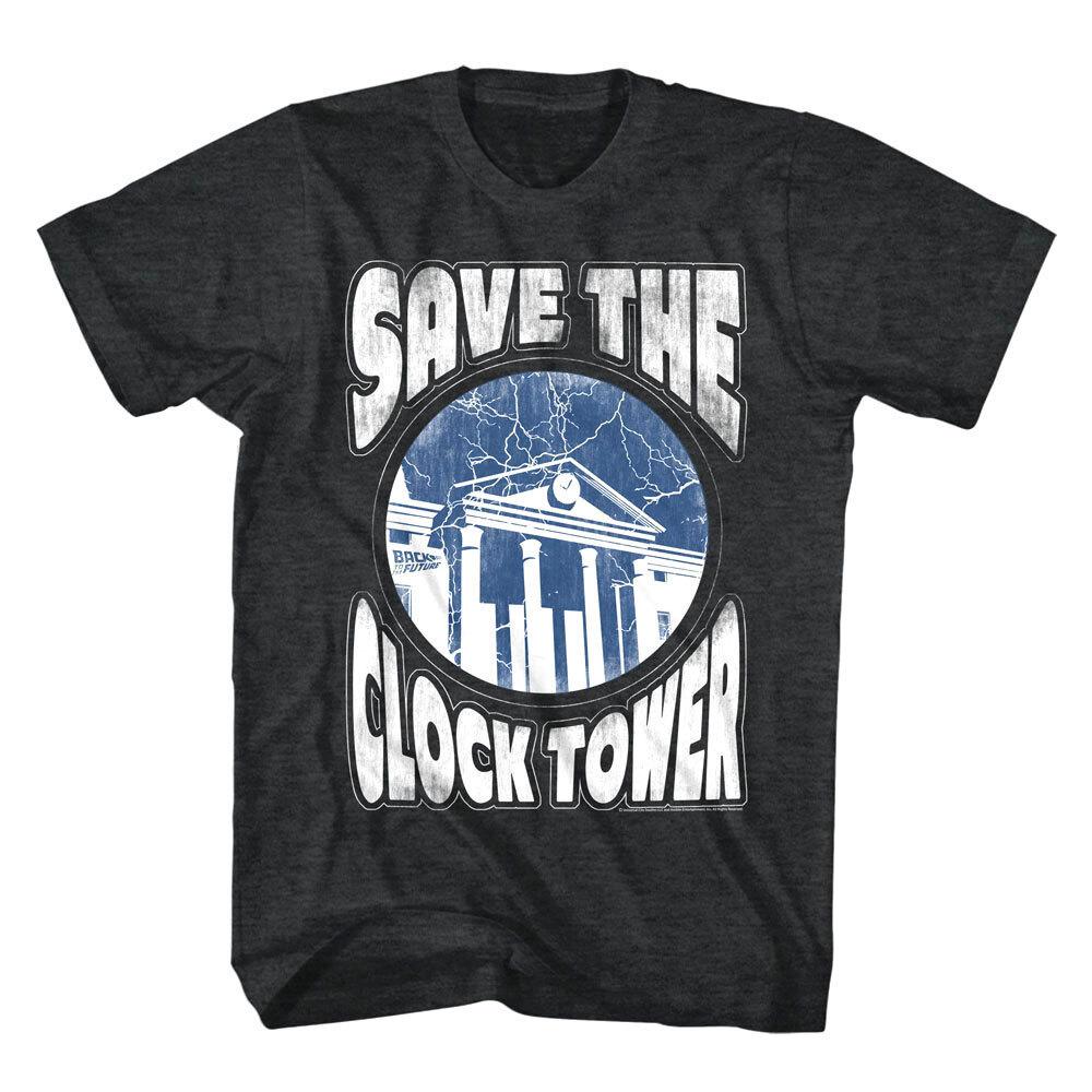 Back to The Future Save the Clock Tower Night Men T Shirt XXXL