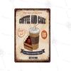 Juice Cold Drink Shop Signboard Wall Decoration Metal Poster Painting xcm Metal Logo Vintage Tin Plate Ice Cream Plaque