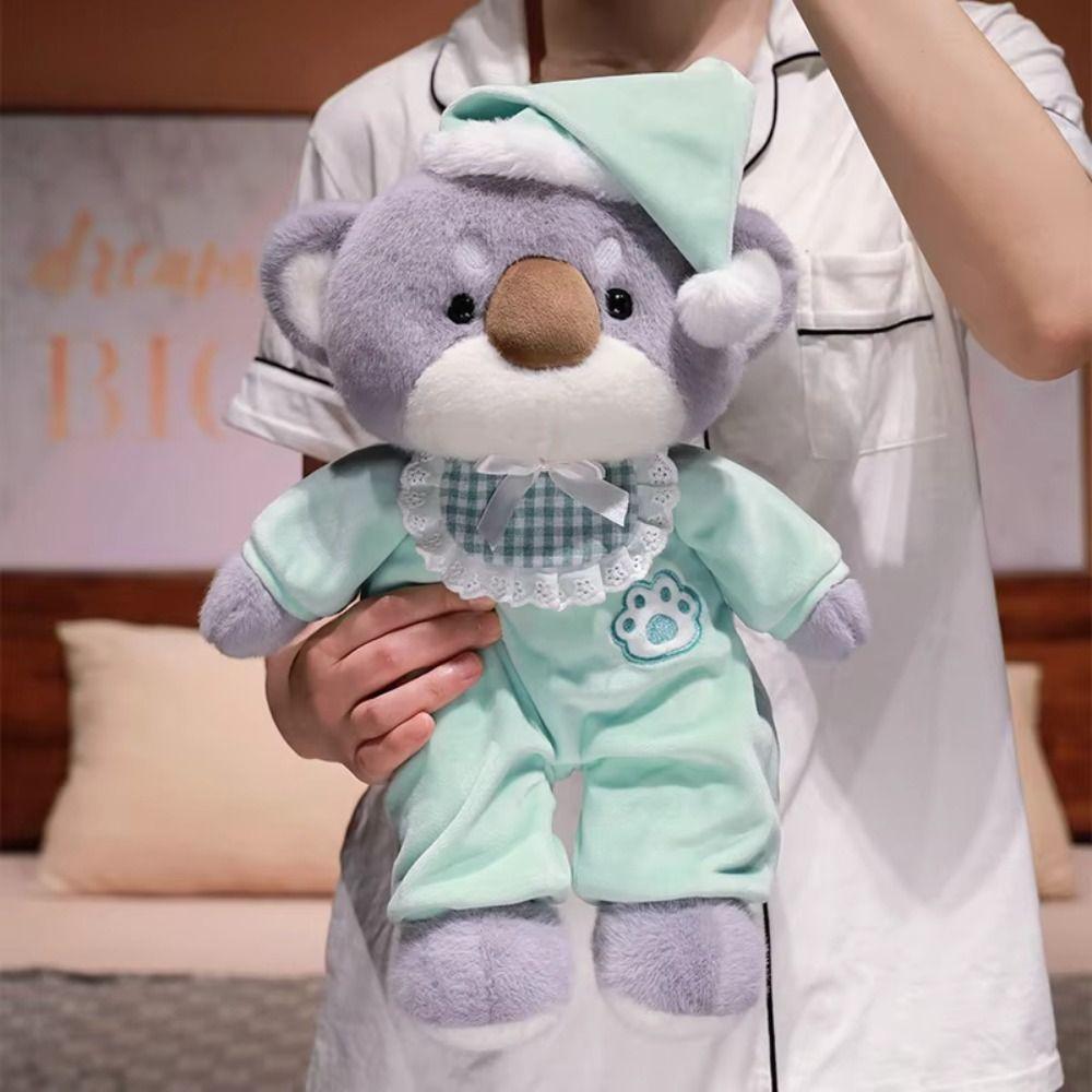 Stuffed Koala Plush Toys Fluffy Animal Plushies Dolls Kawaii Pajamas Dog Doll  Party Supplies