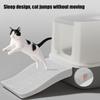Cat Litter Box Step With Double-layer Filter And A Ramp Adjustable Pet Kitten Waste Collection Stairs Litter Catching Ramp