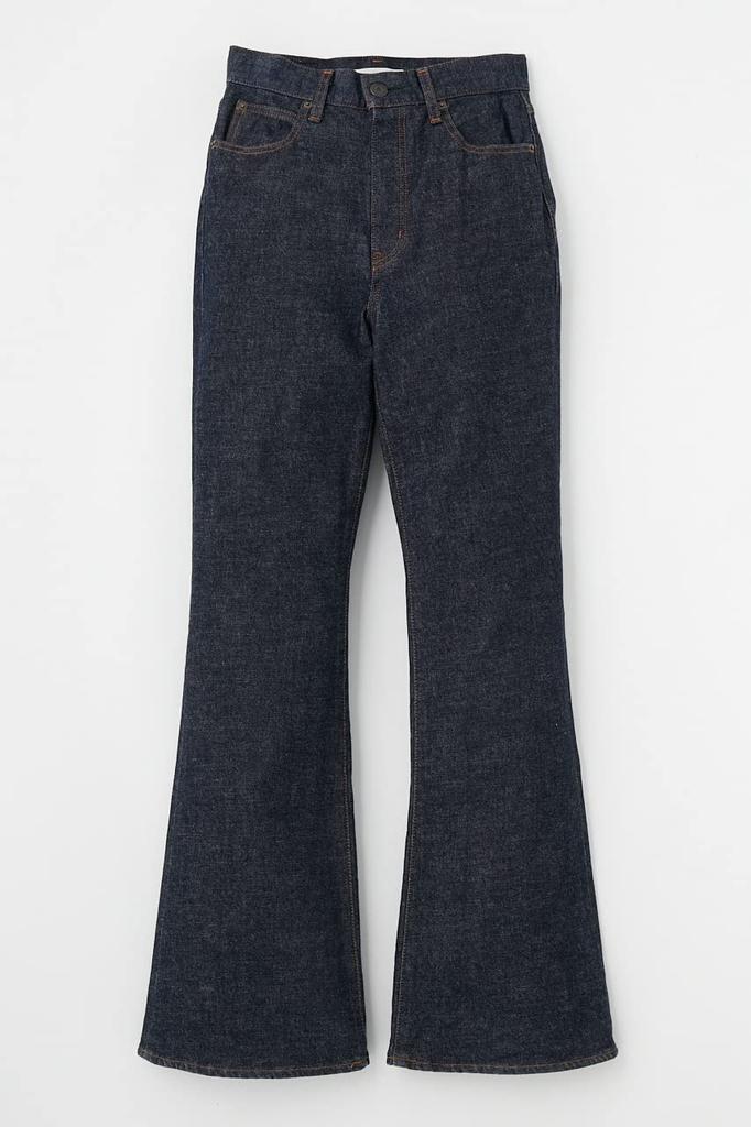 Moussy MVS FLARE Denim Pants, 010ISA12-2301, Women's, 27-inch, One-Wash