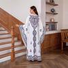 Batwing Sleeve Plus Size Muslim Abaya - Long, Loose-Fit Dress for Women