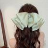 Girls Blue Pink Big Bow Ribbon Hair Clip Elegant Simple Spring Summer Oversized Bow Hair Clips Headband Clips Hair Accessories