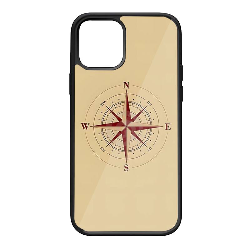 Compass Phone Case For Samsung S7 S8 S9 S10 S20 S30 Edge Plus Note 7 5 8 9 10 20 Pro Shell Silicone PC+TPU Cover