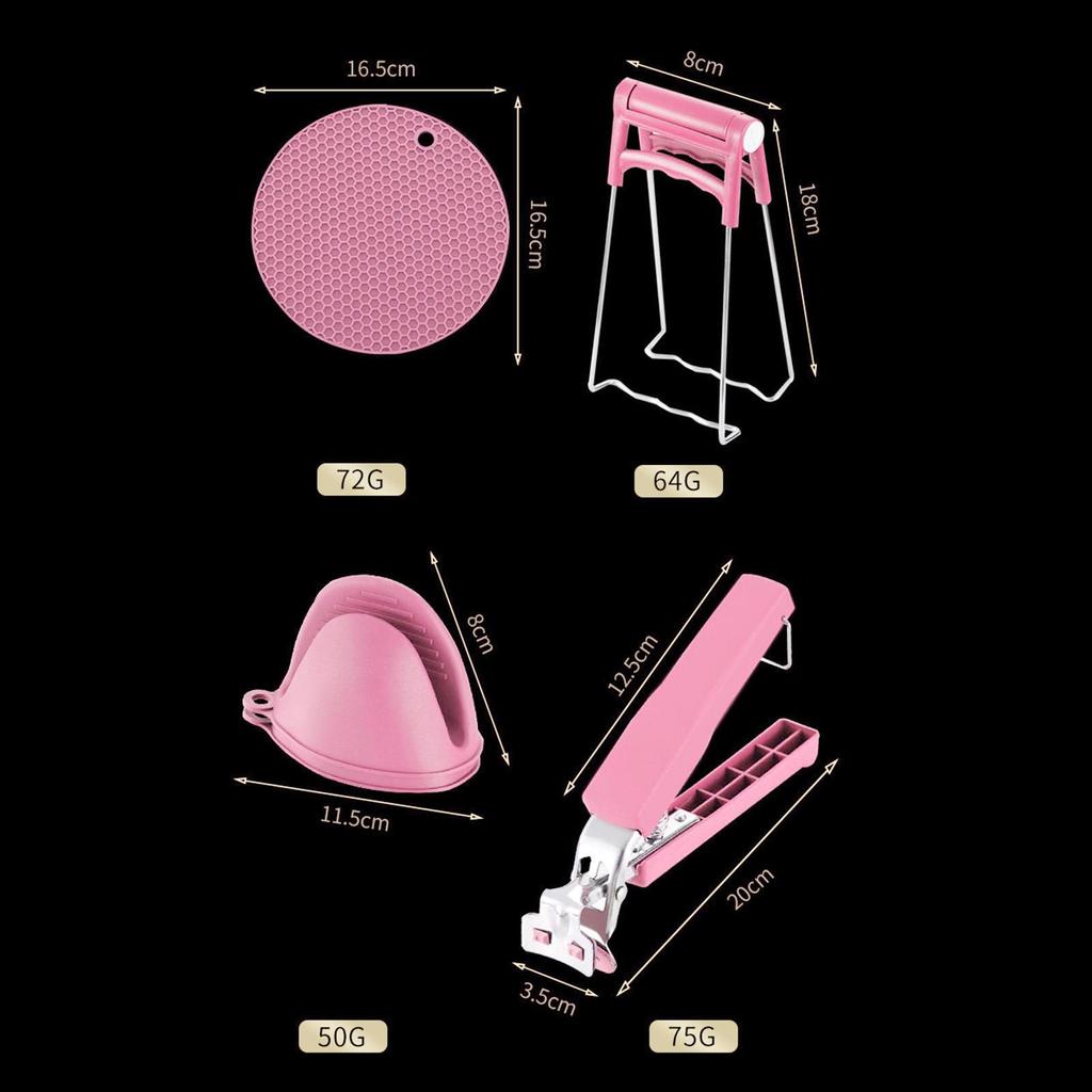 Kitchen Anti Scalding Set Heat Resistant , Cooking Gadgets, Lifting Tools, for Moving Plate or