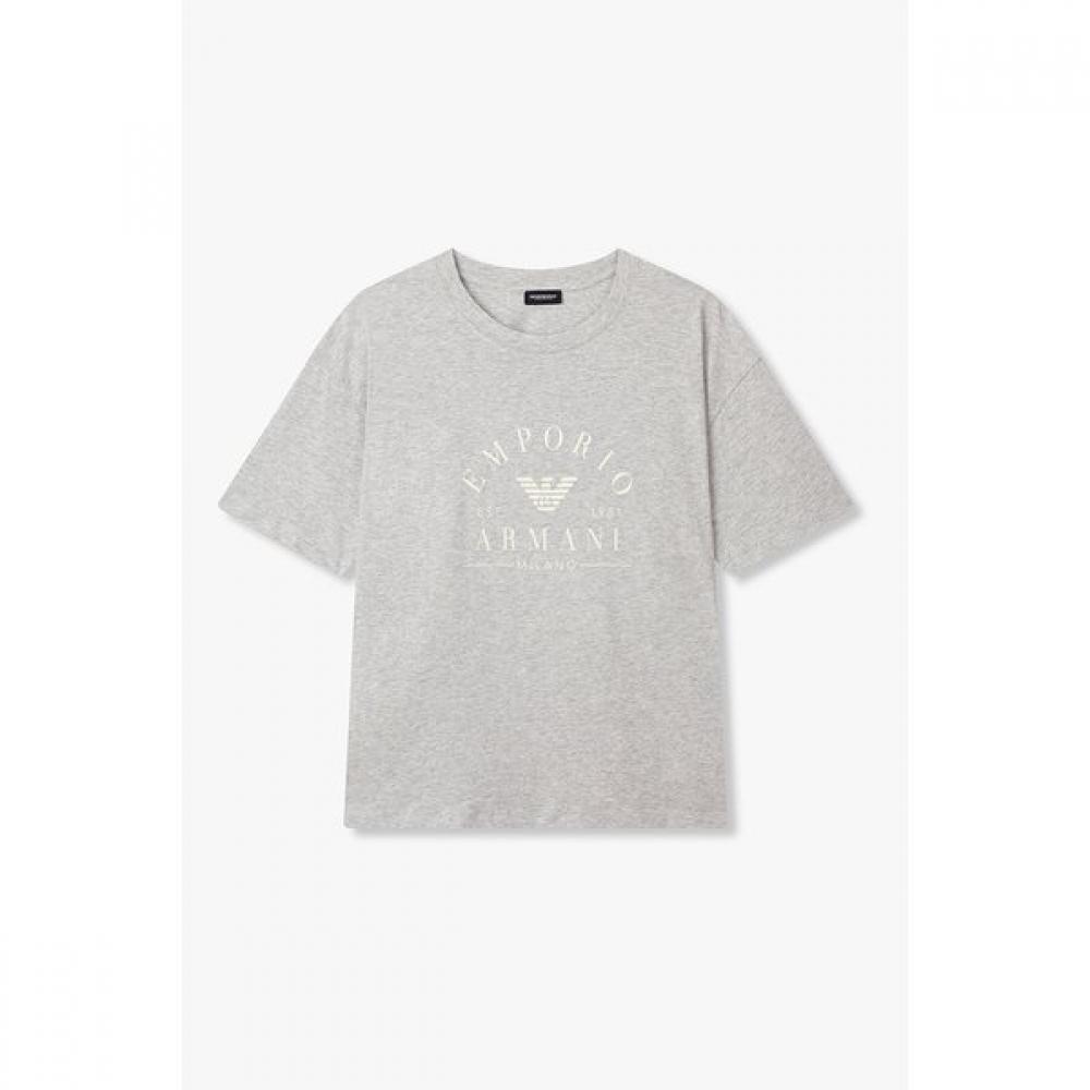 Emporio Armani Women S looSe FiT Lounge T ShirT ShorT Sleeve Model  0825334503 S(90)