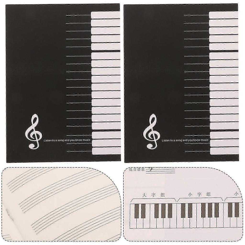Creative Music Composition Notebook For Pianists 30 Pcs Rectangular Sheet Music Writing Tool Ideal For Music Practice And DIY Sheet Music
