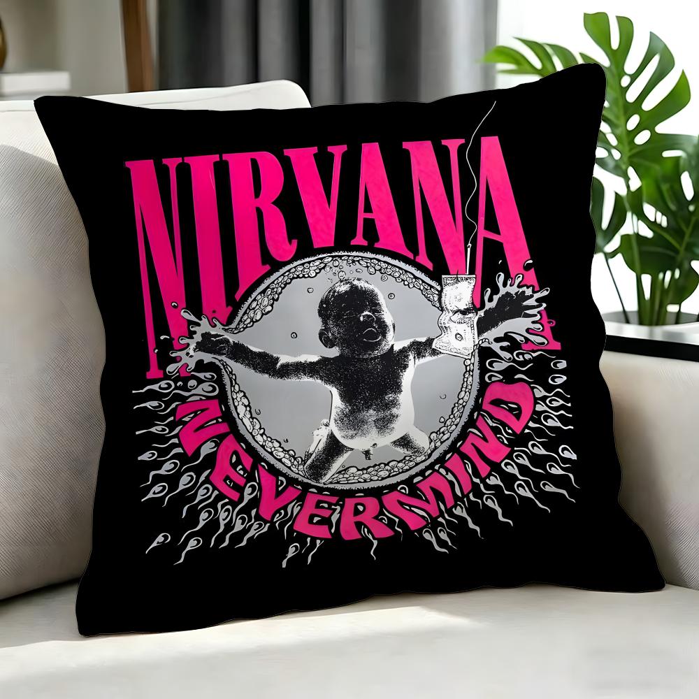 band Ramones Cushion Cover Cushion Cover Set 4Pcs 50x50 45x45 40x40 Pillowcase Decorative Sofa Home Decor