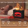 New Simulated Fireplace Air Humidifier Flame Effect Aroma Oil Diffuser Home Aromatherapy Humidifiers Mist Sprayer Air Diffuser