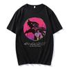 100% Cotton Anime Harajuku Ayanami Rei Printing Tshirt MenMomen Oversized Short Sleeve T-shirt Spring Summer Tops