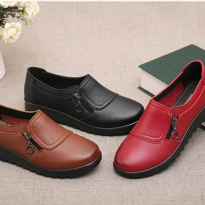 Neue Mode Damen Ballerinas Damen Slipper Schuhe Leicht Damen Freizeitschuh Einfarbig Vielseitig