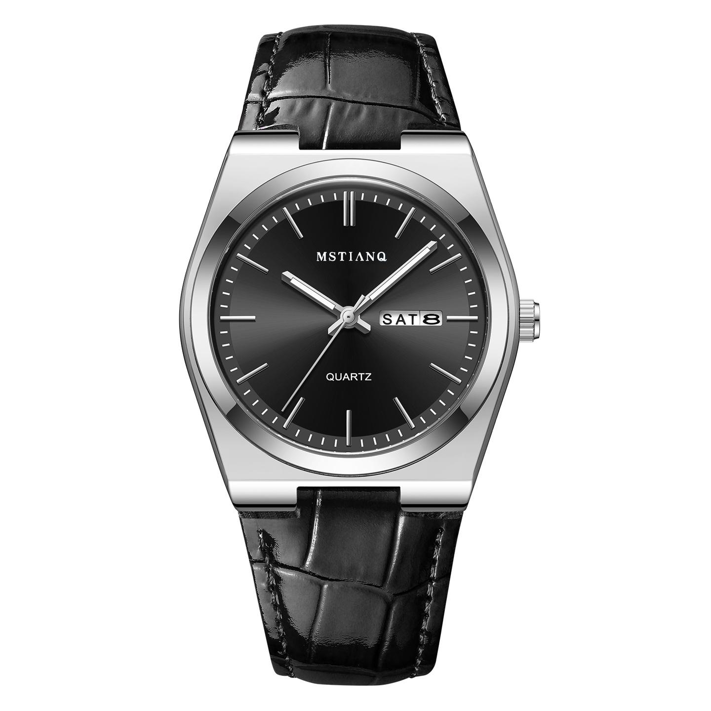Business Trend Watch Men S Belt Scale Simple Versatile Luminous High Value Fashion Casual Quartz Watch Men