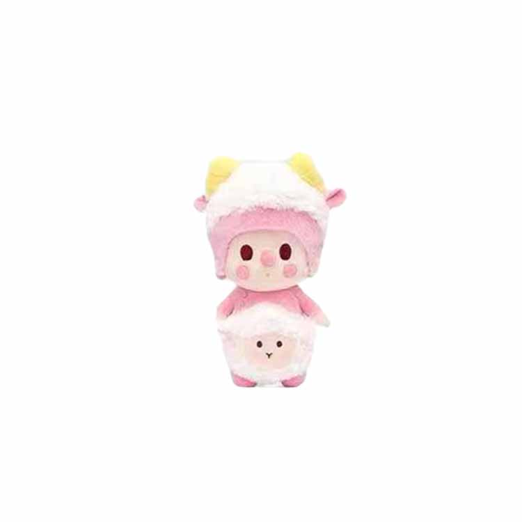 New POP MART Small Sweet Bean Animal Baby Collection, Plush Doll Mystery Boxes Single Mystery Box/Full Box 8 Pcs 6941448639893