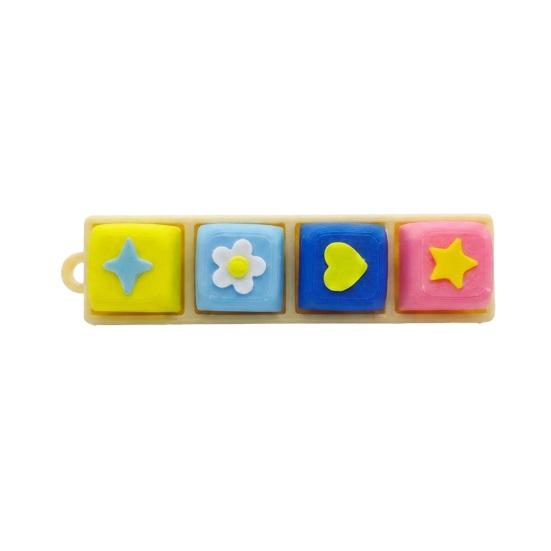 3D-printet Tastatur Fidget Legetøj 3/4/5/9 Taster Tastatur Finger Klikker Legetøj Afstressningsknap Fidget Legetøj Stresslindring Skrivebordslegetøj
