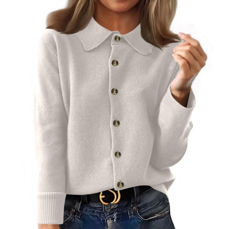 

Soft Lightweight Loungewear Cardigan Sweaters For Women Breathable Loose Fit Long Sleeve Travel Tops S верблюд