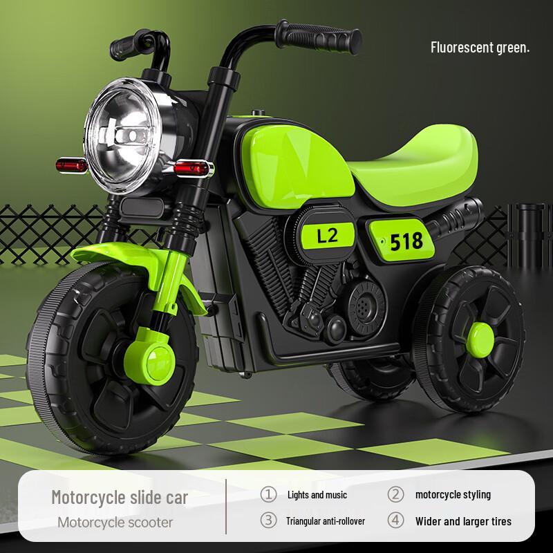 Longchan Kids' 3-Wheel Scooter with Music and Lights
