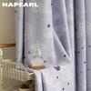 1PC NAPEARL 70-80% Blackout Night Sky Pattern Printed Curtains for Bedroom Living Room Home Decor