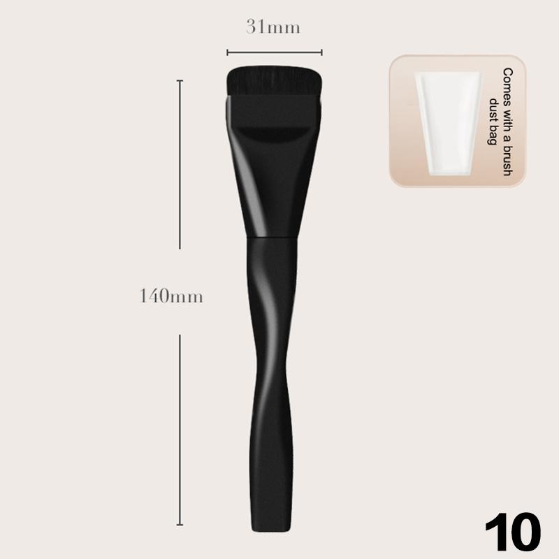 Ultra Thin Foundation Brush Lightweight Face Contour Brush Flat Contour Brush Blending Foundation Cream Makeup Brushes Beauty